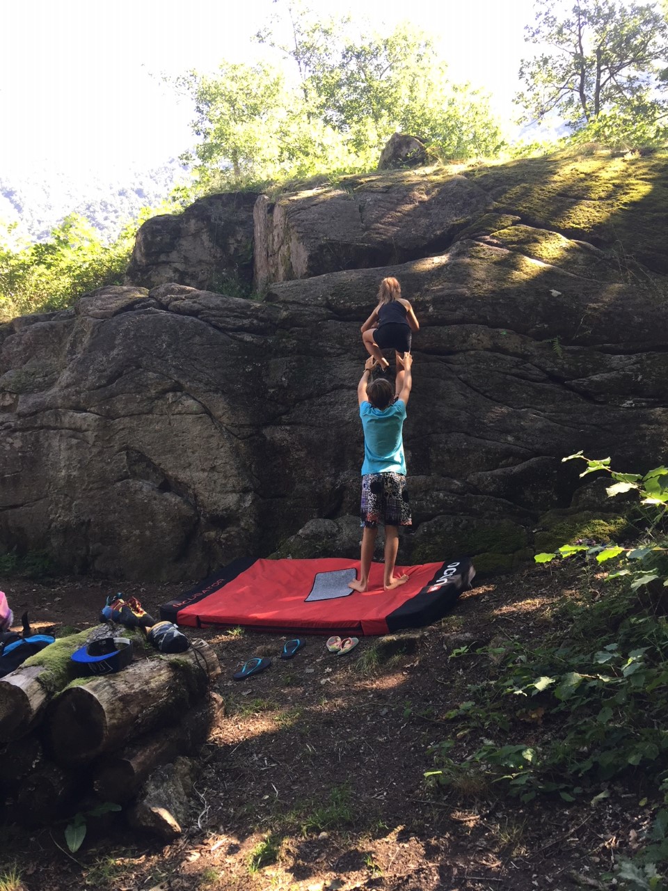 GC - escalade en ariege - blocs orlu - david aout 2018 3