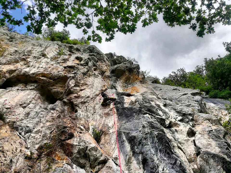 GC - escalade en ariege - niaux saut de l'ours - Juillet 2018