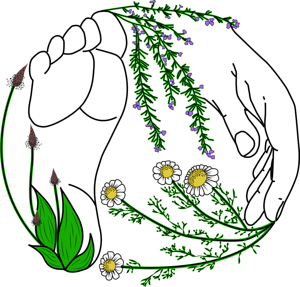 GC - logo melanie dupuis reflexologue plantaire vectorisé