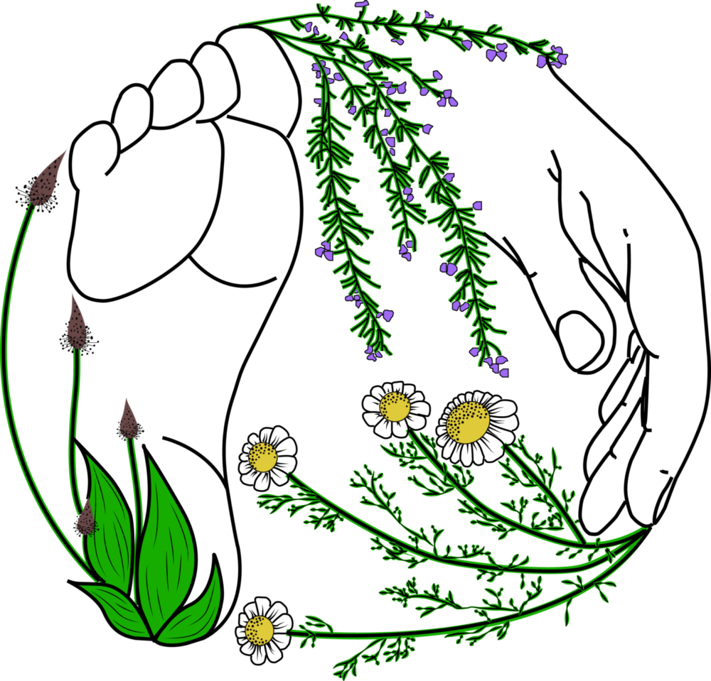 GC - logo melanie dupuis reflexologue plantaire vectorisé