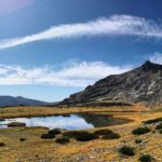 Vue d'ensemble du massif de la Peñalara et ses lacs