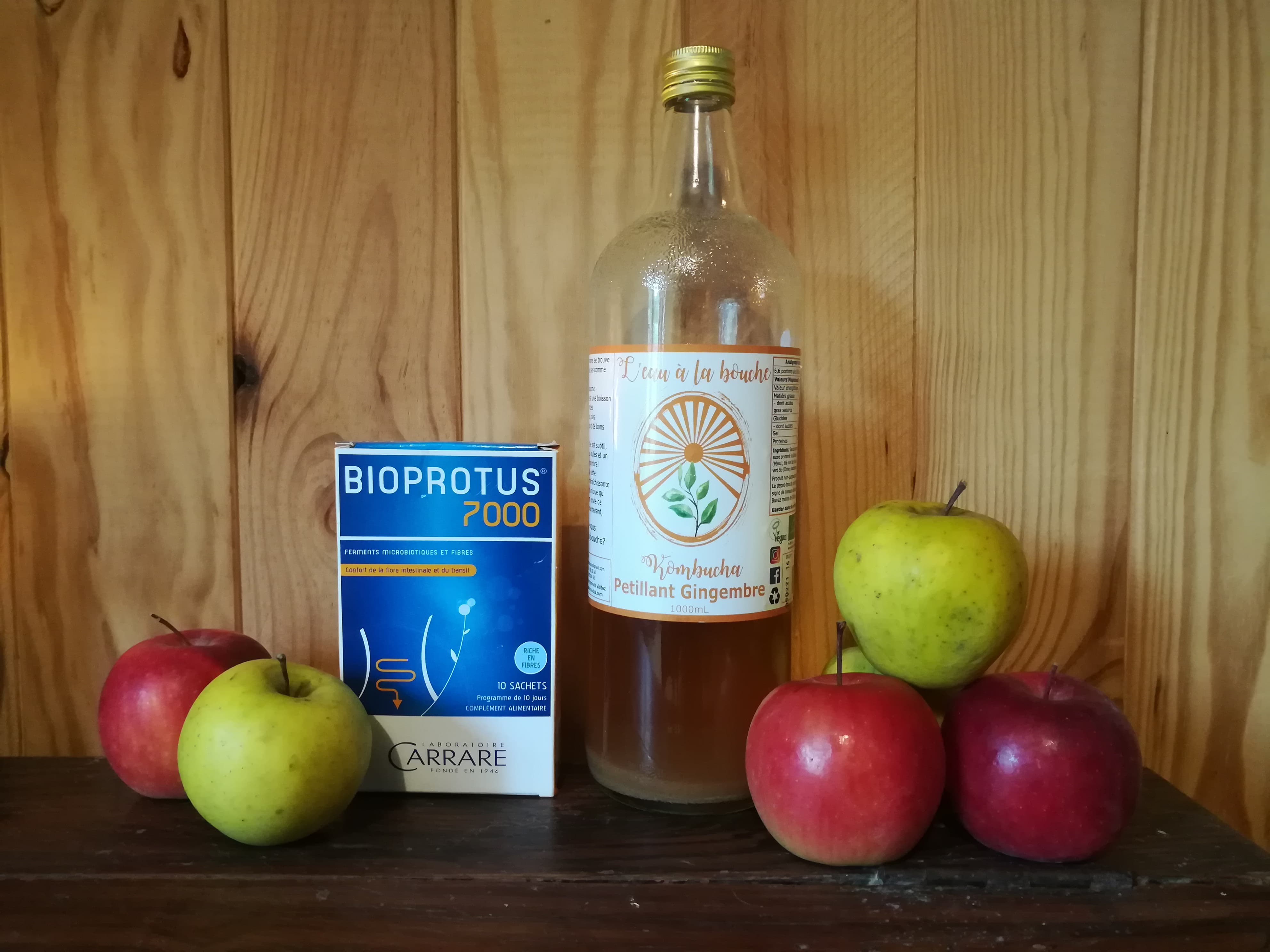 GC - probiotiques, pommes et kombucha