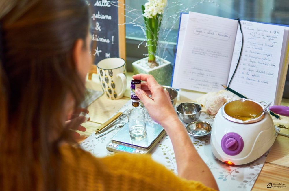 ...pour les ateliers de phytocosmétiques.