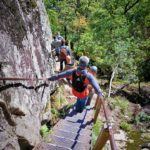 Passerelles et escalier - octobre 2021