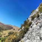 GC - escalade en ariege - falaise de genat - grande voie (1)