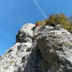 GC - escalade en ariege - falaise de genat - grande voie (3)