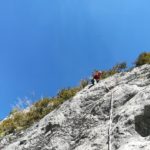 GC - escalade en ariege - falaise de genat - grande voie (4)
