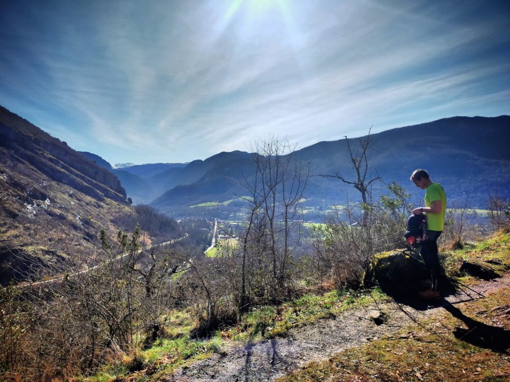 14/02/21 - 1ere montée sur Calamès avec vue sur la vallée et le balcon des seigneurs