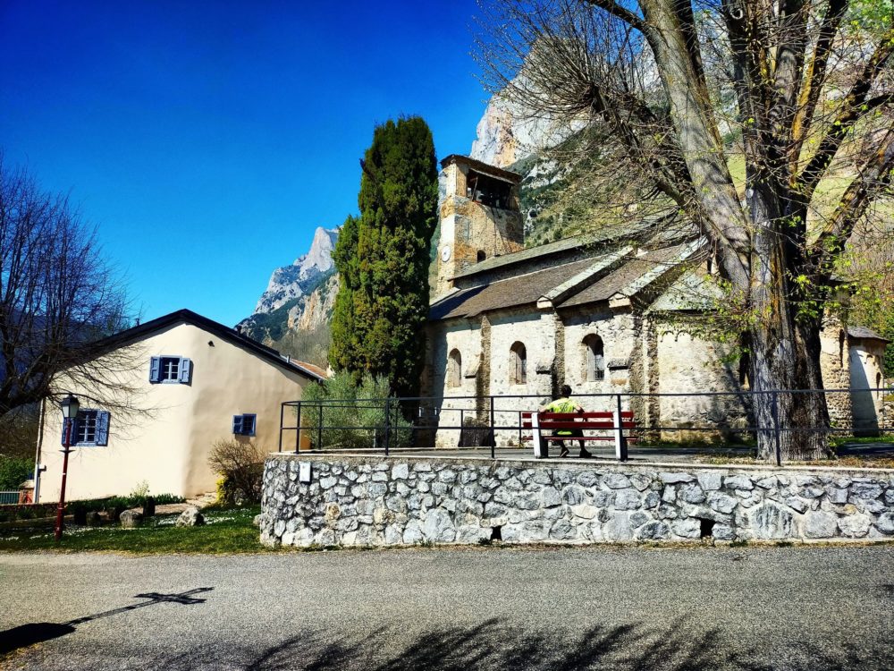 29/03/21 - Départ et arrivée à la jolie église de Verdun avec comme fond de tableau le Quié de Sinsat