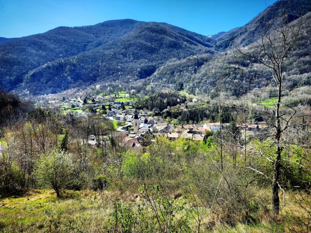 29/03/21 - On commence à prendre de la hauteur sur la piste au-dessus d'Albies