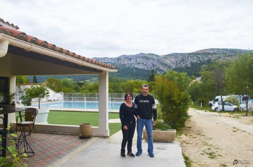 Nathalie et Gilles, les propriétaires du camping - mai 2021