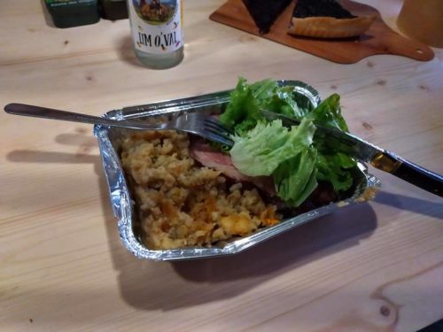 Le plat principal du repas Marcaire